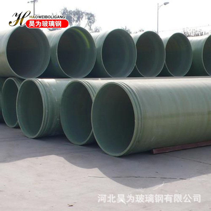 Large-calibre glass steel entangled around sand pipes, ground-layed steel cables protecting pipes, glass steel pipes.