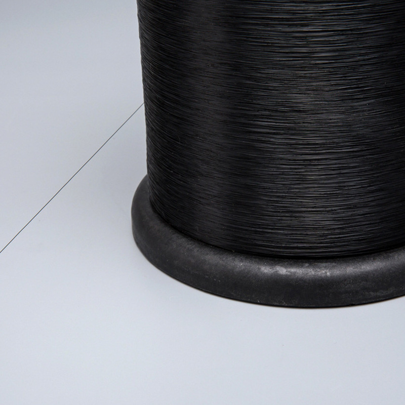 Plant supply of flaming retardant pet filament 0.25 mm black scrubbing curtain wiring network lines