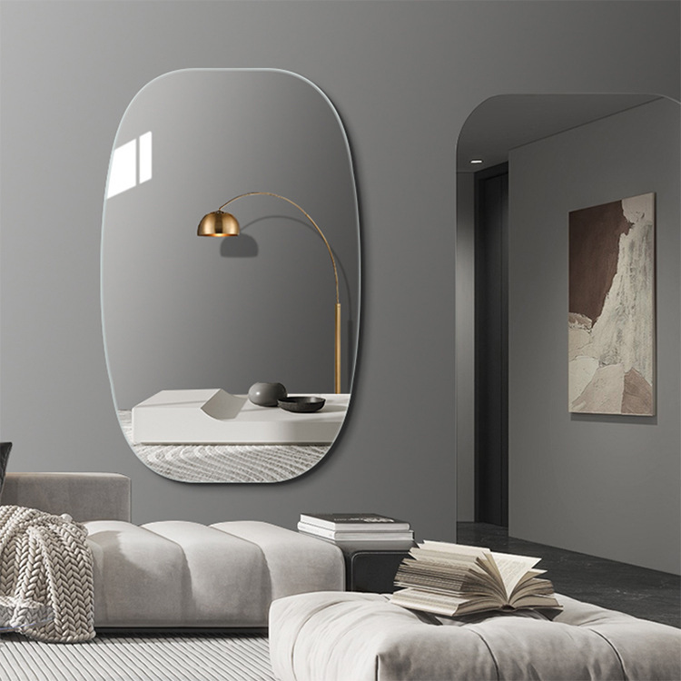 An impenetrable mirror with a wall all over the house.