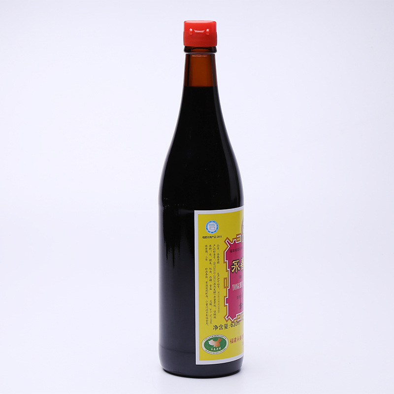 桃溪牌永春老醋黄标经典福建特产630ml*12家用调味醋面食餐饮陈醋