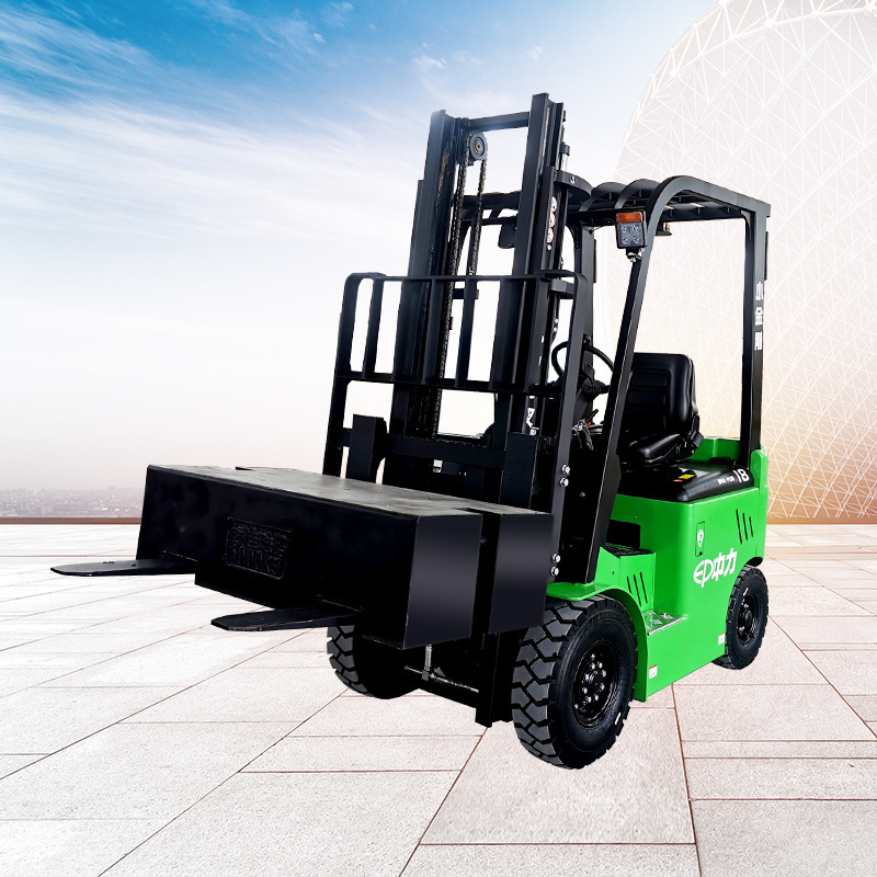 1.8 tons of four-wheeled electric forklift, four points balanced heavy bottle stacked vehicles, 1.5 lithium electric forklift