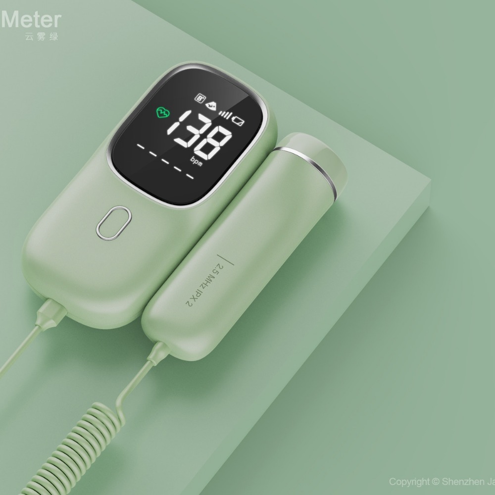 Maternal heart instrument measures the use of domestic medical products during pregnancy of a pregnant woman with a foetal heart