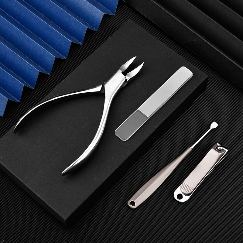 [Proper's Present] 11 fingernail blades with high-end wholesaler stainless steel self-packaging boxes