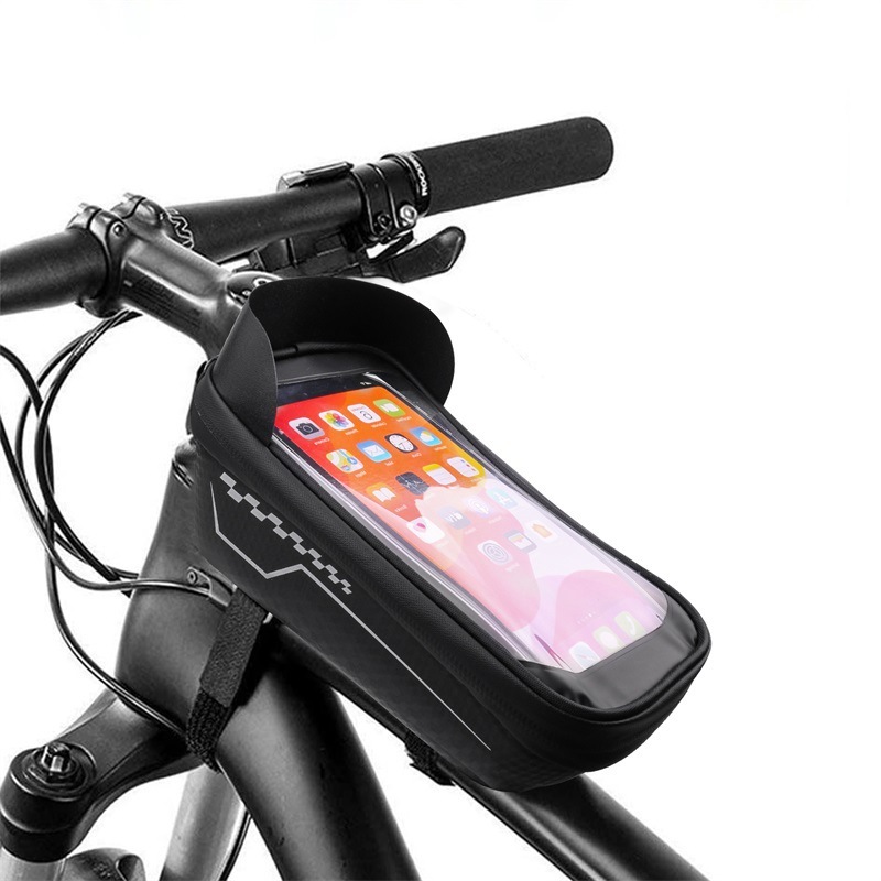 Cross-border exclusive bicycle phone packs for outdoor bike front beams for waterproof bicycle packs