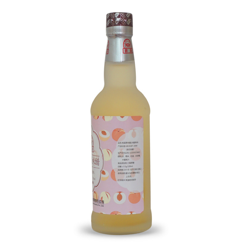 Peach Creek không bao giờ hết giấm đào, 350ml, một chai trái cây bị cô đặc.