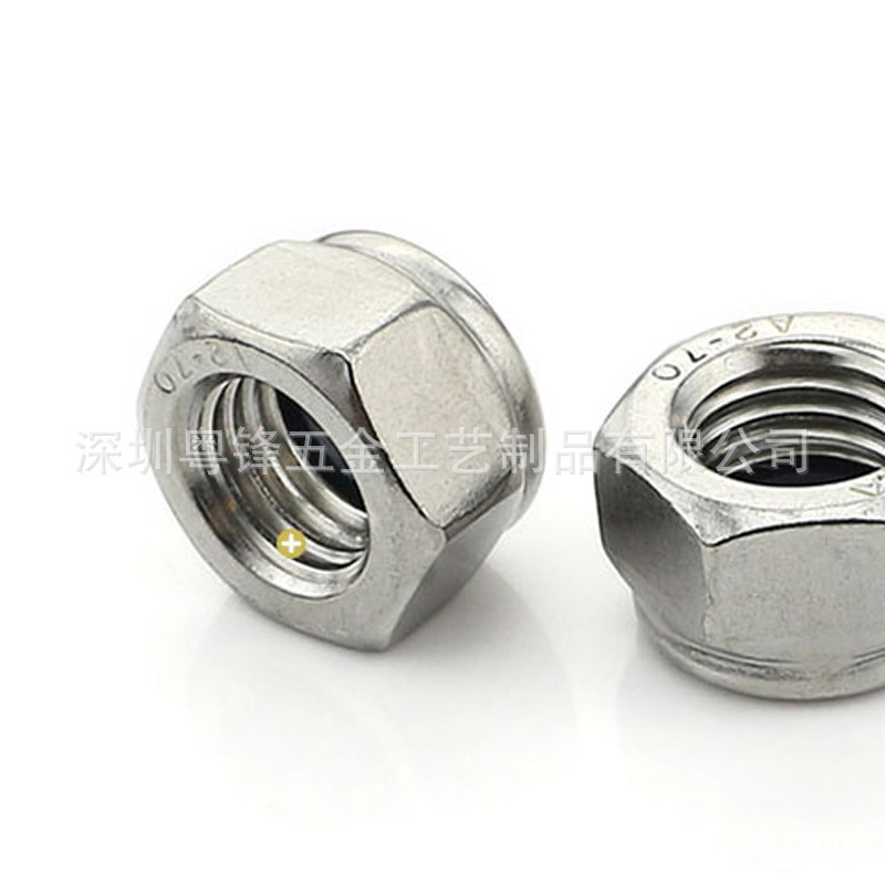 The manufacturer's current wholesale, 304 stainless steel chained nuts, pine-proof nuts, six-point-out retorts.