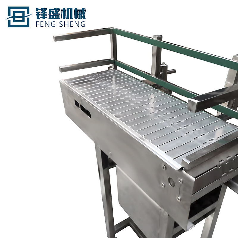 Non-marked heavy-duty chain-board transporter stainless steel lifter chain-link transmission assembly to produce flow lines