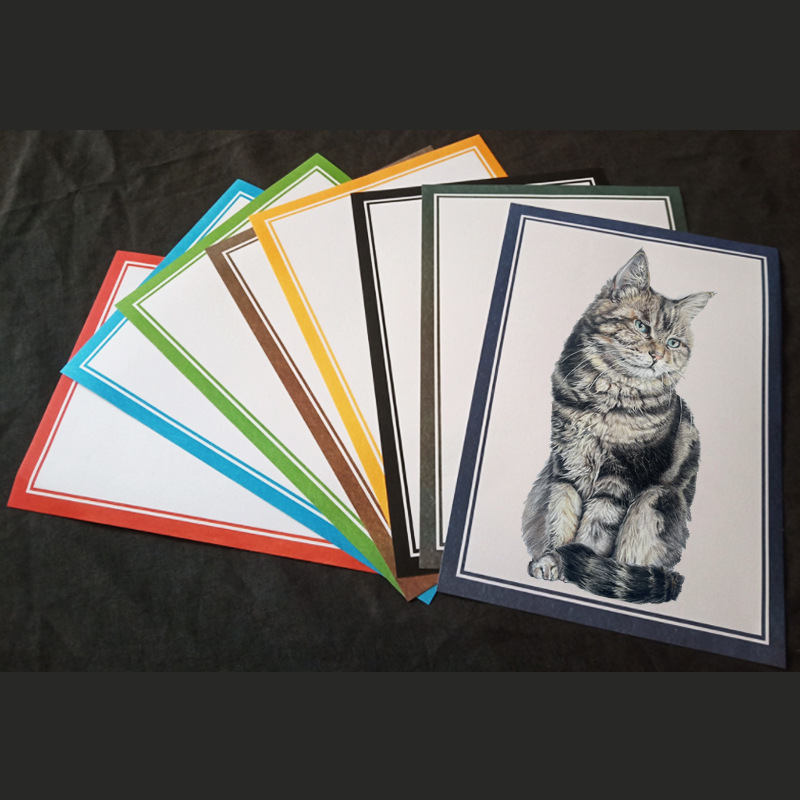 Wholesale of 4K8KA4 creative blank drawing paper, 4 and 8 coloured paint paper, retail