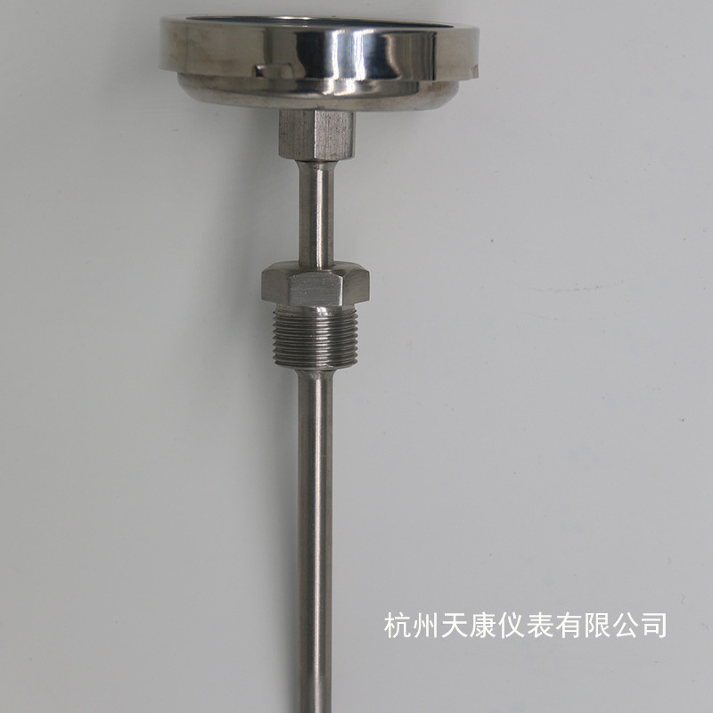 Whole stainless steel axle wsss double metal thermometer industrial thermometers wholesalers