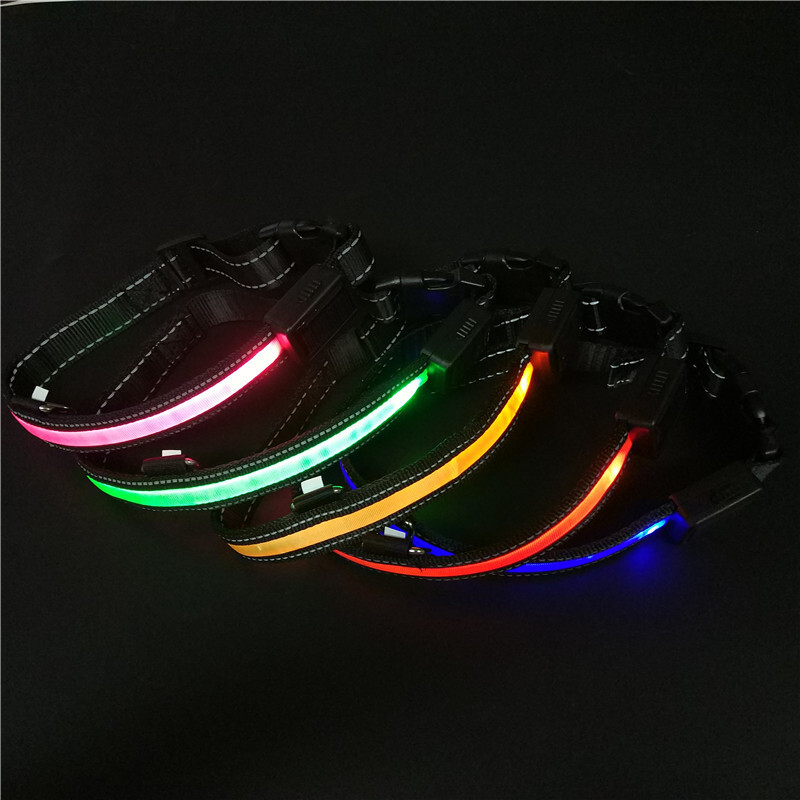 Điện tâm đồ 2 phân tử của vòng cổ USB của chó đèn LED.
