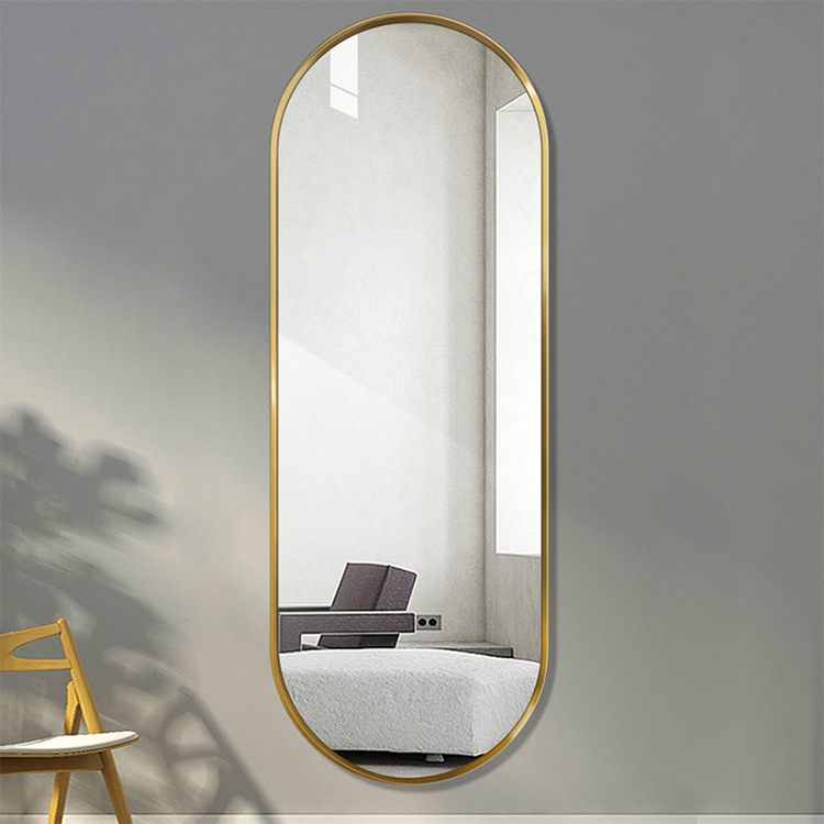 Modernly simple and light with wall-covered mirrors, home-decorated mirrors in the hotel living room, red mirrors in the Aluminium Alloy Network.