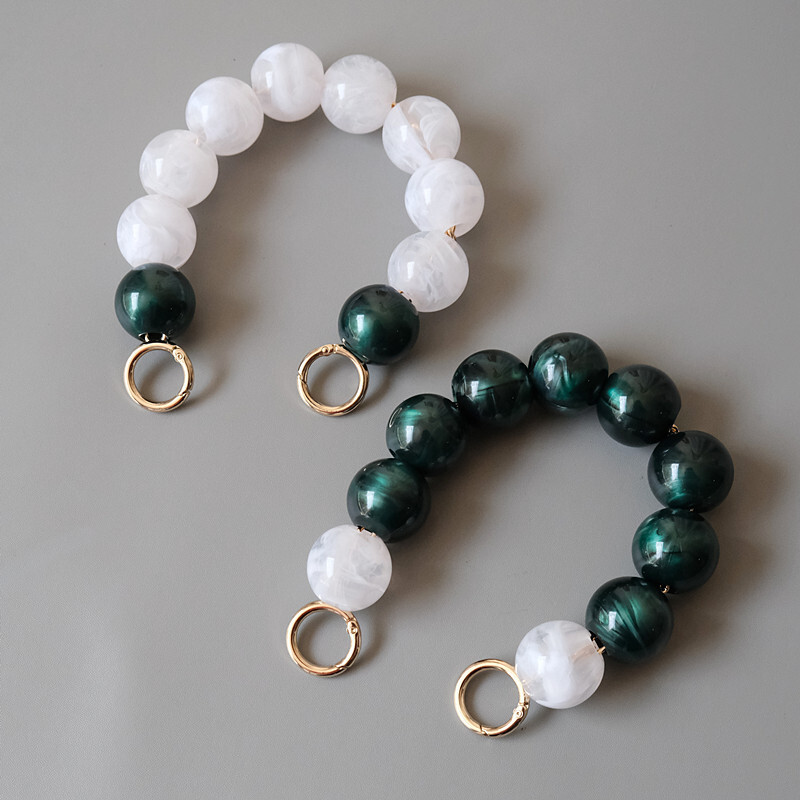 Chuỗi kho báu Acreite màu, Trắng Xanh Lá Cây Sụp Đổ Sụp Đổ, Thủ Công Mỹ Nghệ Cong Vênh, Thủ Công Mỹ Nghệ Trang Trí