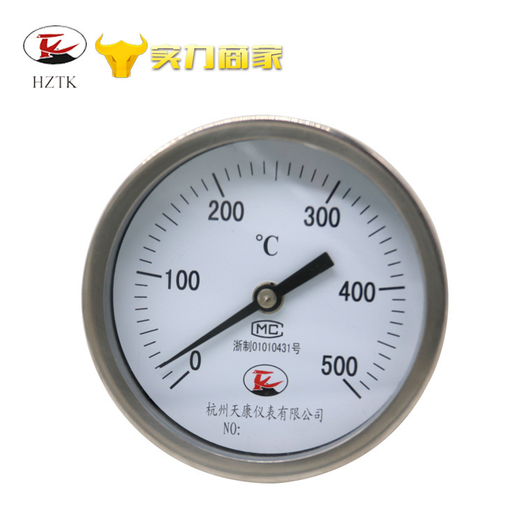 Whole stainless steel axle wsss double metal thermometer industrial thermometers wholesalers