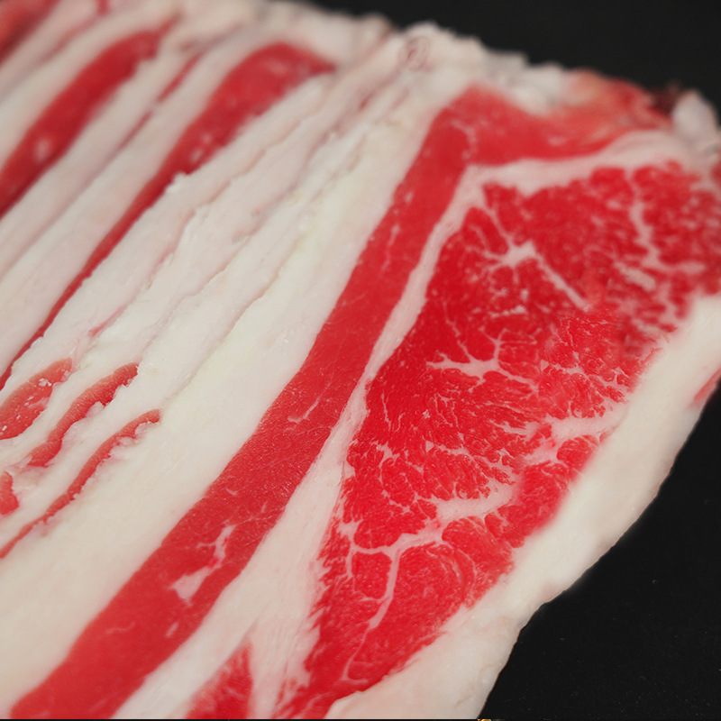 Australia nhập khẩu 2.5 pound thịt bò tươi vào thung lũng phía sau ngực, 250 g/brapet rang.