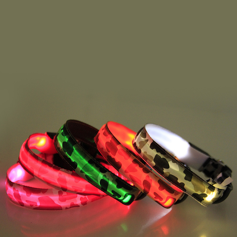 Vòng cổ màu, dải đèn LED, vòng cổ rực rỡ, cổ chó, thú nuôi cỡ trung bình.