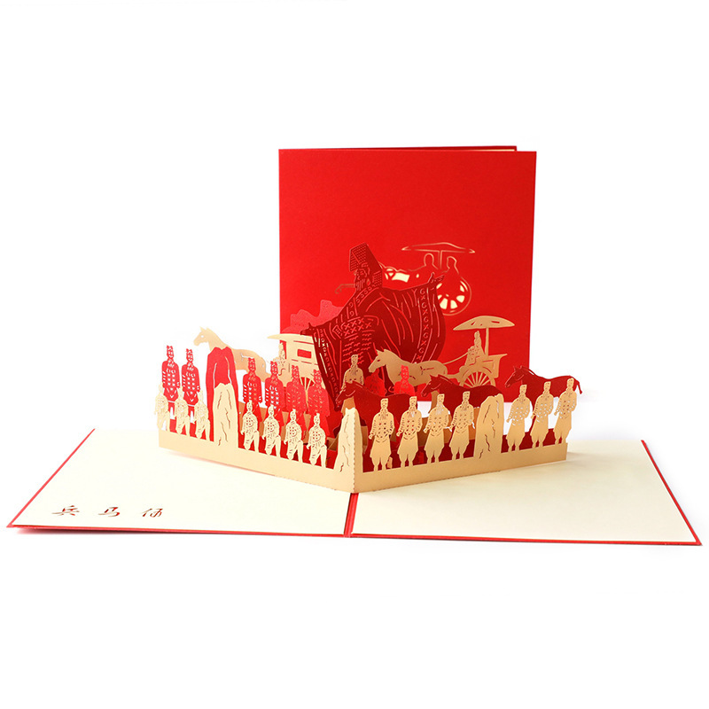 Wholesale of commemorative cards from the Cartel 3D Artistic City Building Paper and Sculpture Tourism Area