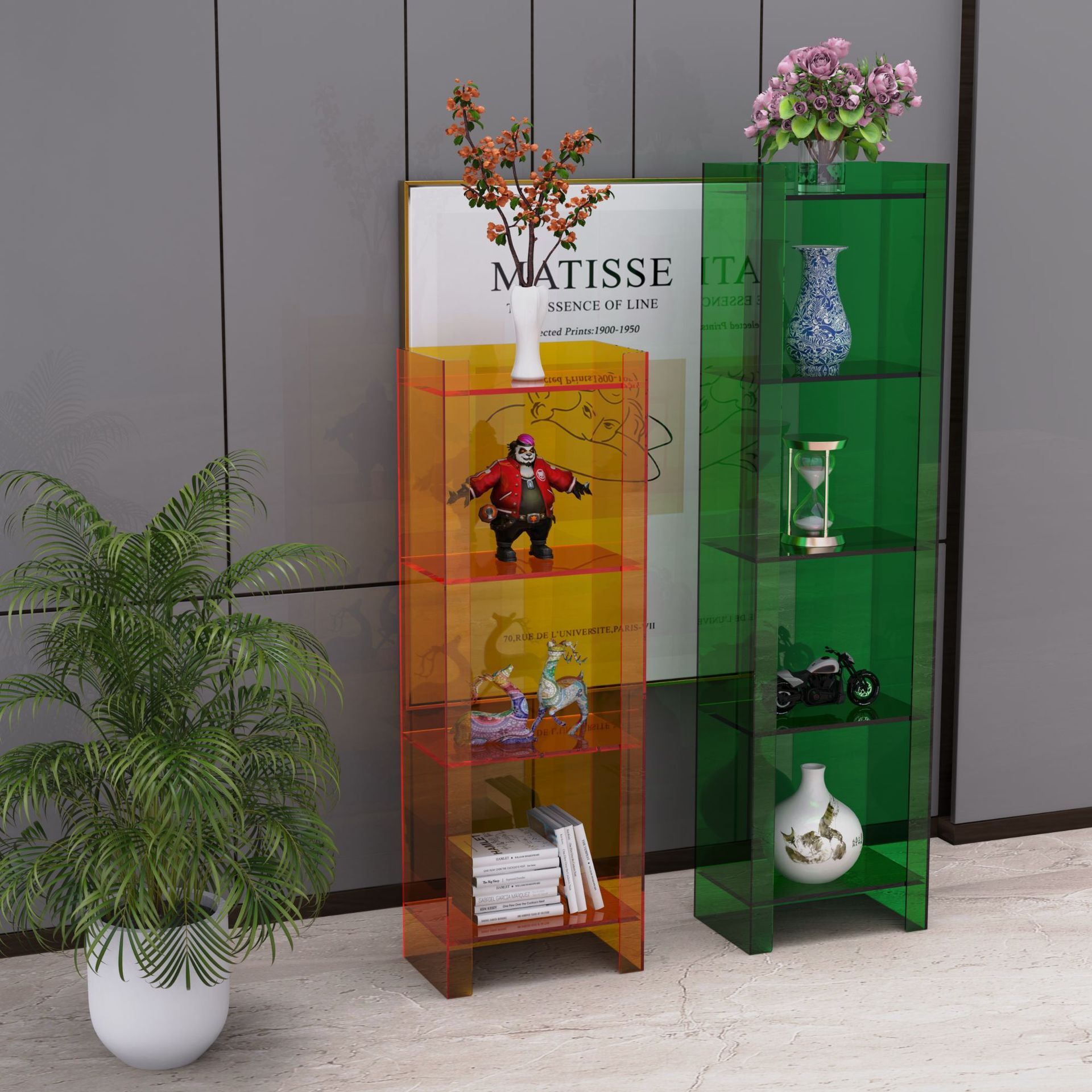 Customize the magma display in the Jacley Bookcase living room in northern Europe to show the light-supplied ideas.