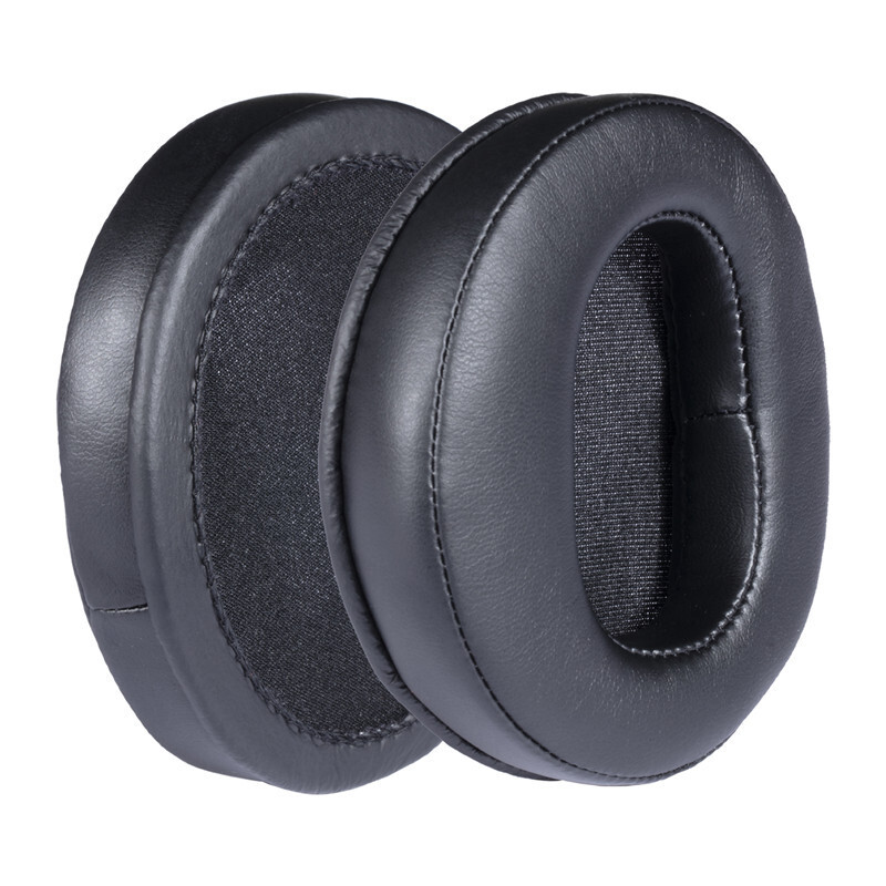 Soft, thin protein earpieces. Make black protein thermal ear mask. Car sewn round earpiece cotton.