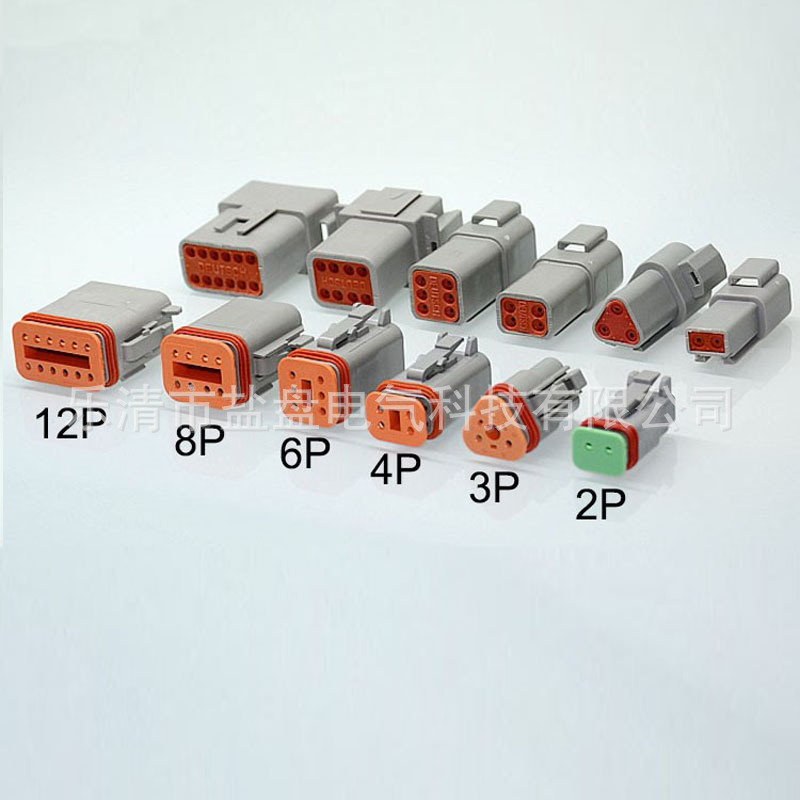 DT06-2S การเชื่อมต่อแบบเด็ค DT04-2P หลอด LED เสียบไฟใหม่