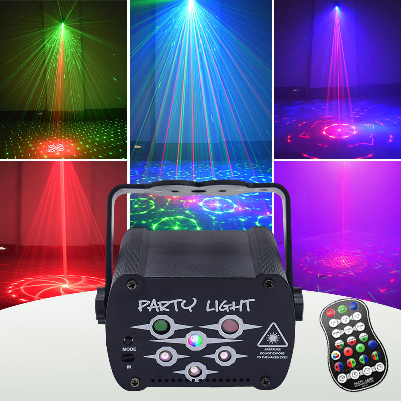 2023 Cross-border new stage light disco light laser flash party KTV audio-controlled atmosphere light