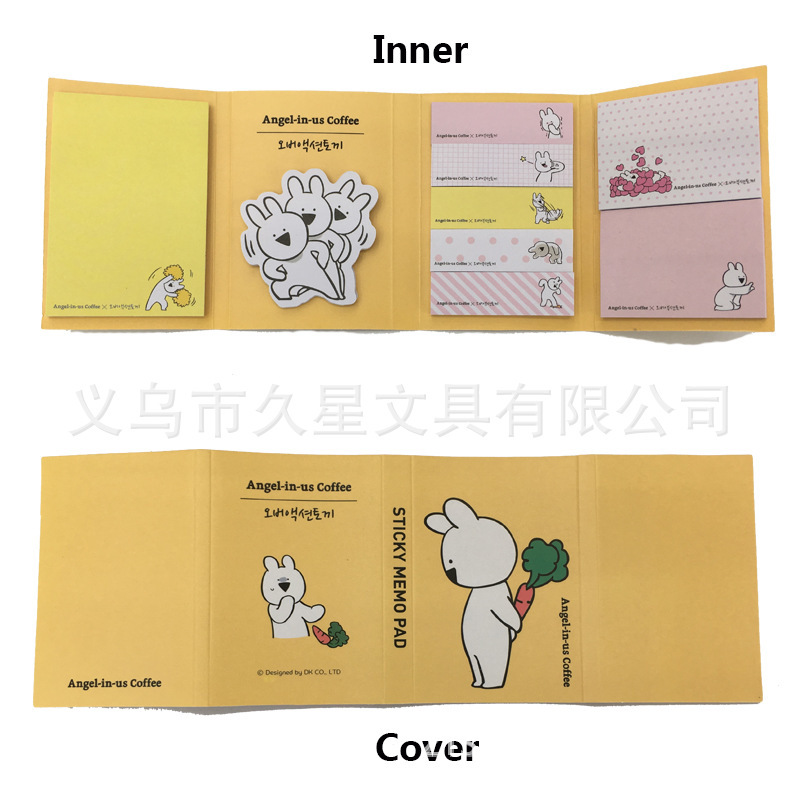 Creative stationery, Korean Rabbit, 40% sign-off, student cartoons.