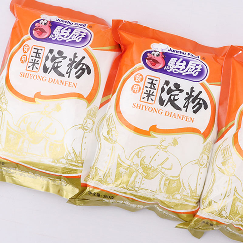 380g bột bắp ăn được, nguyên liệu thô cho bánh mì nướng, bột ngô trắng.