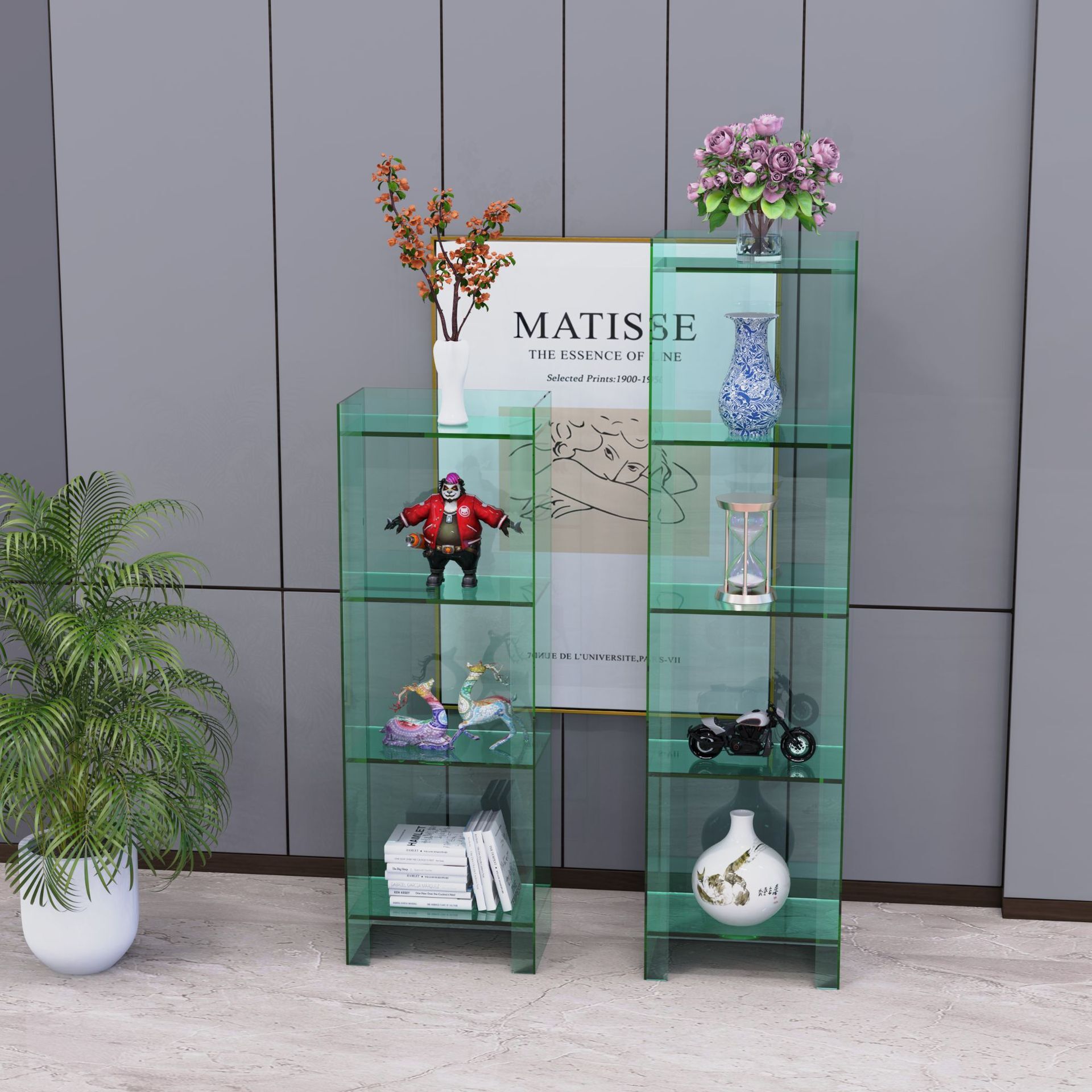 Customize the magma display in the Jacley Bookcase living room in northern Europe to show the light-supplied ideas.