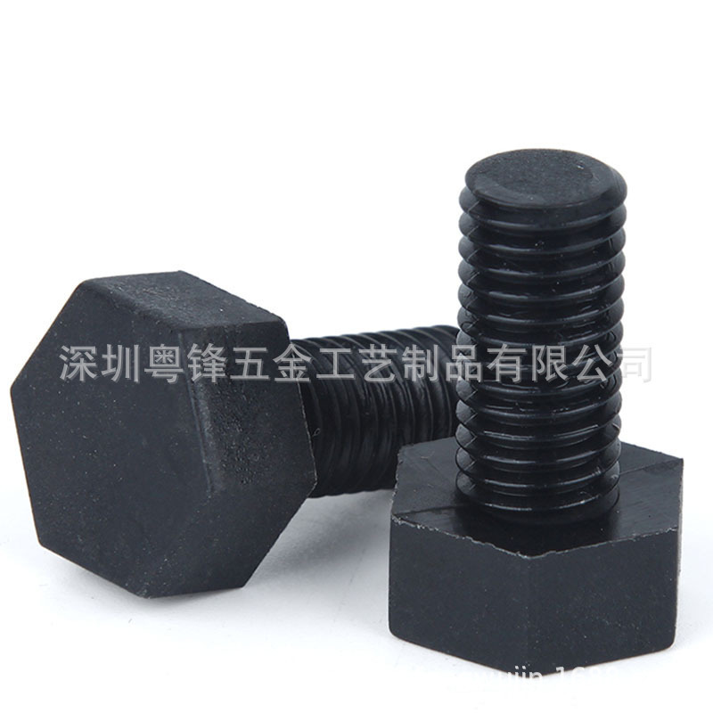 Black and white nylon bolts, insulation bolts, six o'clock nylon bolts, PA66 insulation plastic screws M3-M12.