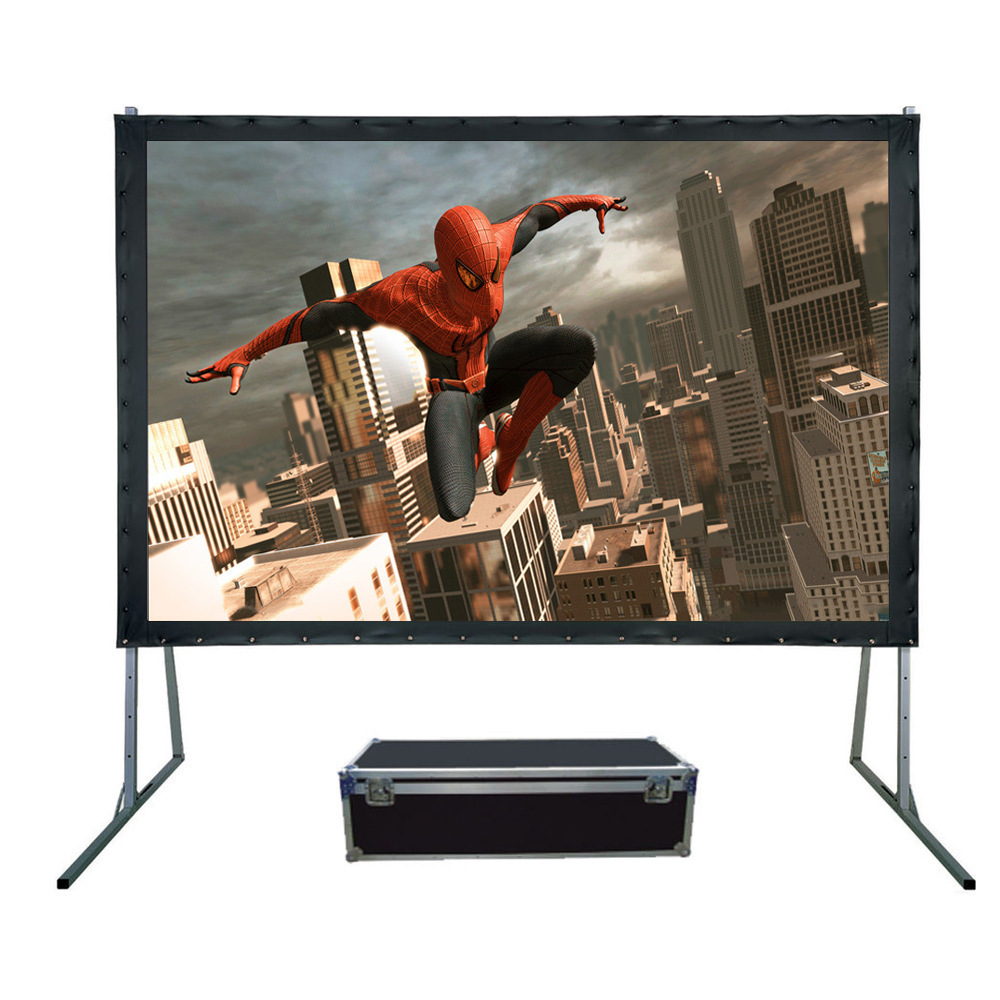 The factory sells fast folding projection screens.