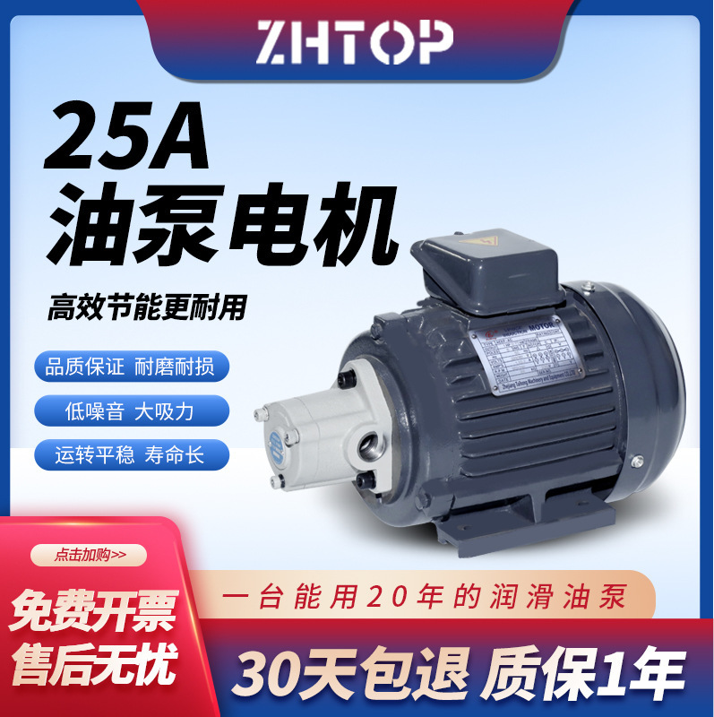 液压精密齿轮泵TOP-20 TOP-25AVB大流量大吸力油泵电机组220V380V