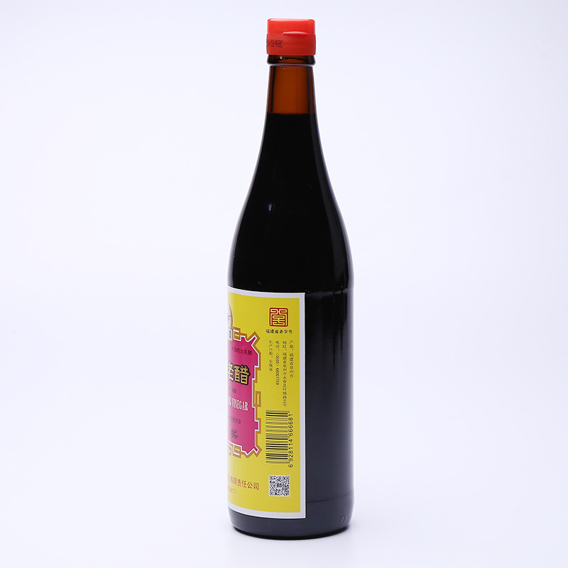 桃溪牌永春老醋黄标经典福建特产630ml*12家用调味醋面食餐饮陈醋