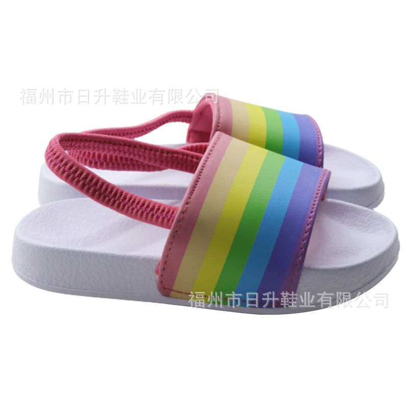 OEM đã tùy chỉnh đôi dép của trẻ em PU dựa trên dấu vân tay và ngón chân, dép của trẻ em Eva, Slide Sandals