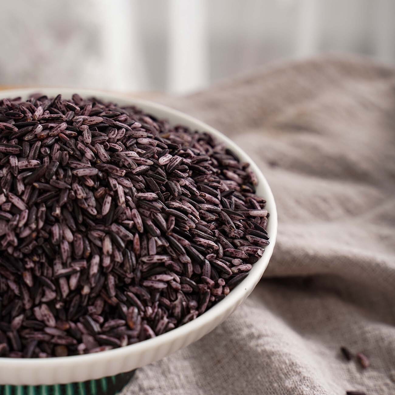 A 50-pound pack of grains of rough rice from a factory in Yunnan.