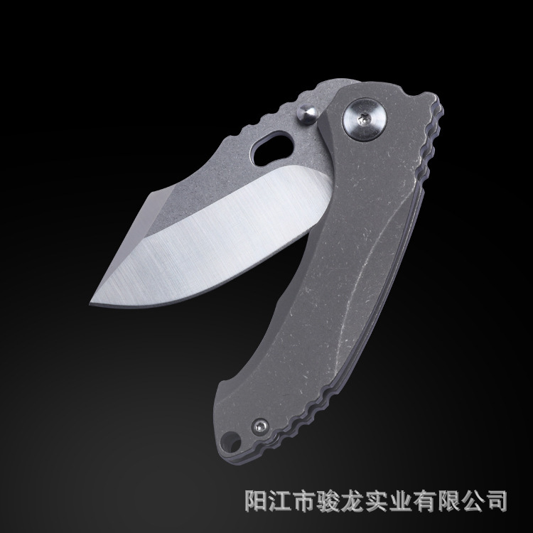 The new titanium alloy, S35VN powder steel, EDC, high-heavy self-suspension.