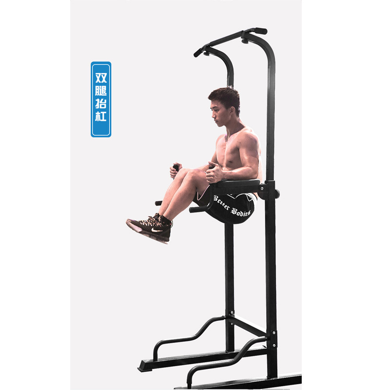 Inductive home-to-house training of gymnasium equipment with a double pole.