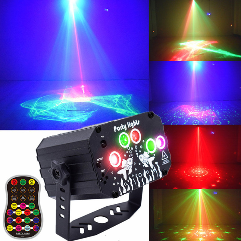 Dream laser stage lights, North Pole light, ktv flash light bar, light lights for Christmas party decorations.