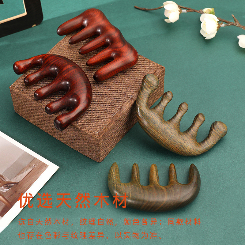 thợ chà xát đầu, tóc trần, dễ mang theo.