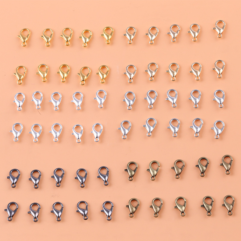 1000 pcs/ Zinc Alloy 302 การเชื่อมต่อสร้อยคอสีหลายสี