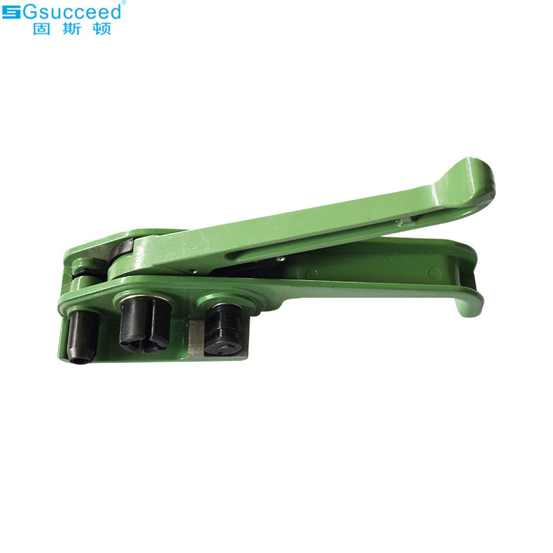 Hand-packed machine, plastic belt packaged machine delivery, plastic belt hot-melted fibre belt tightener.