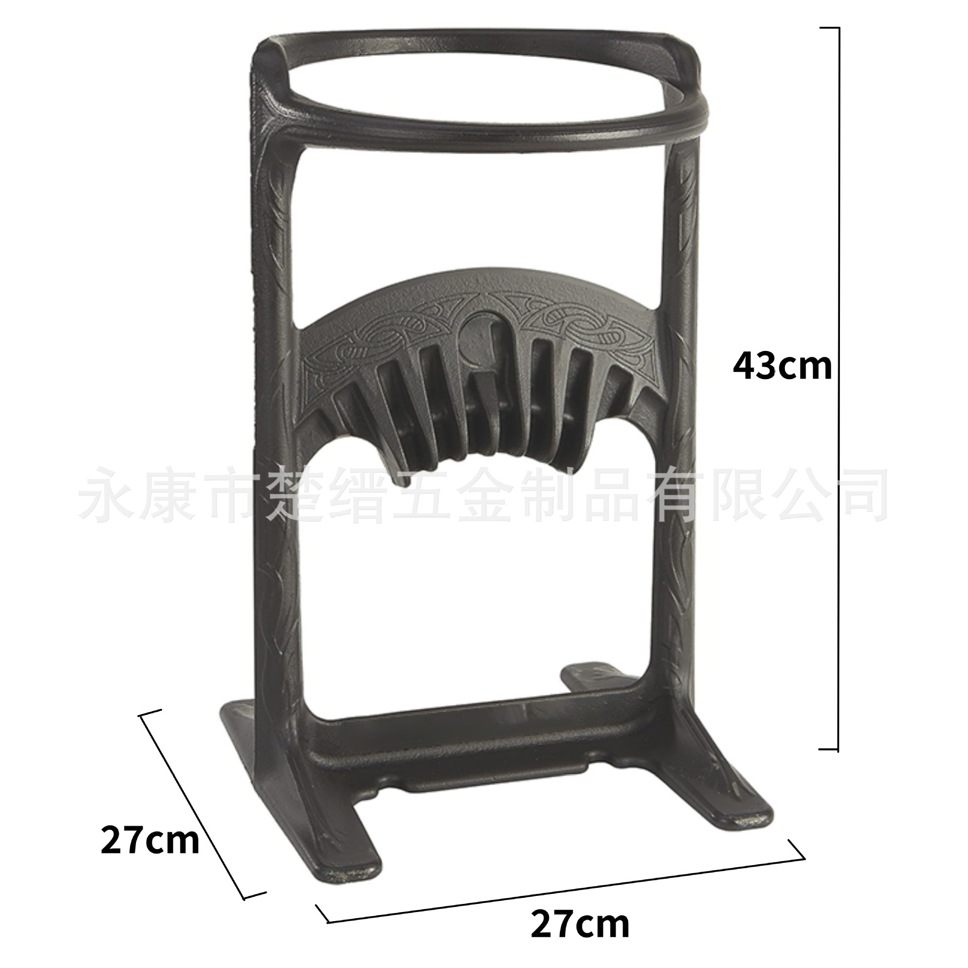 跨境爆款劈柴神器手动木柴分离器家用锰钢锻打劈柴器-一体浮雕