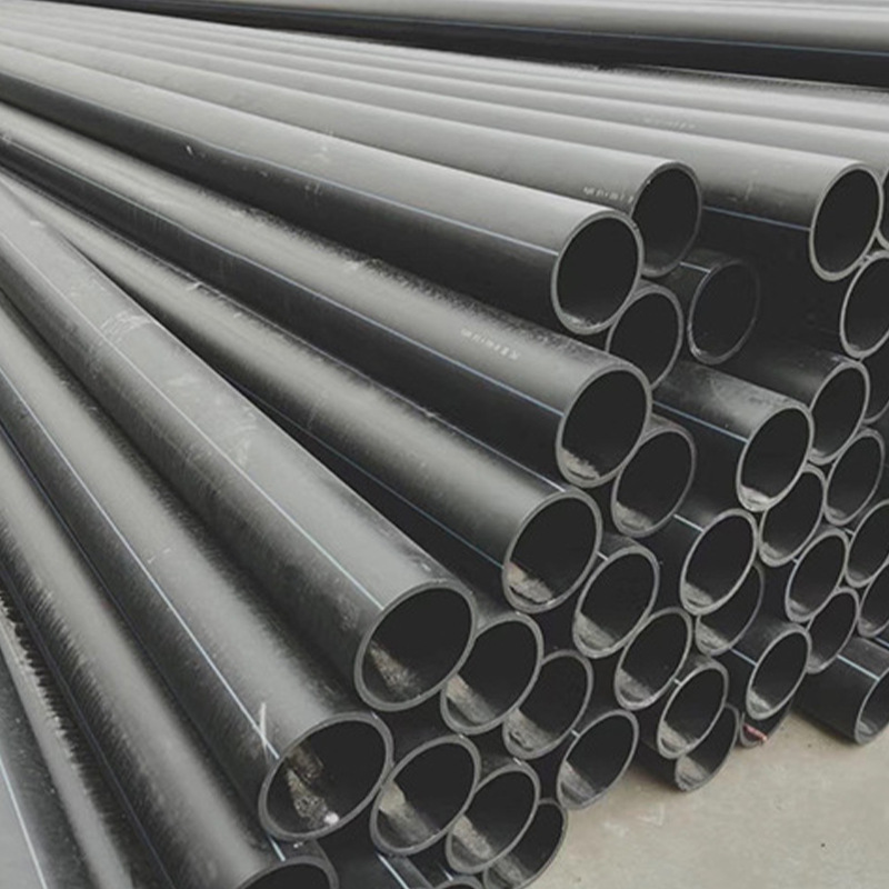 PE solid wall tube HDPE pipe, polyethylene drinking water pipe, heating gas, building drainage, fire.