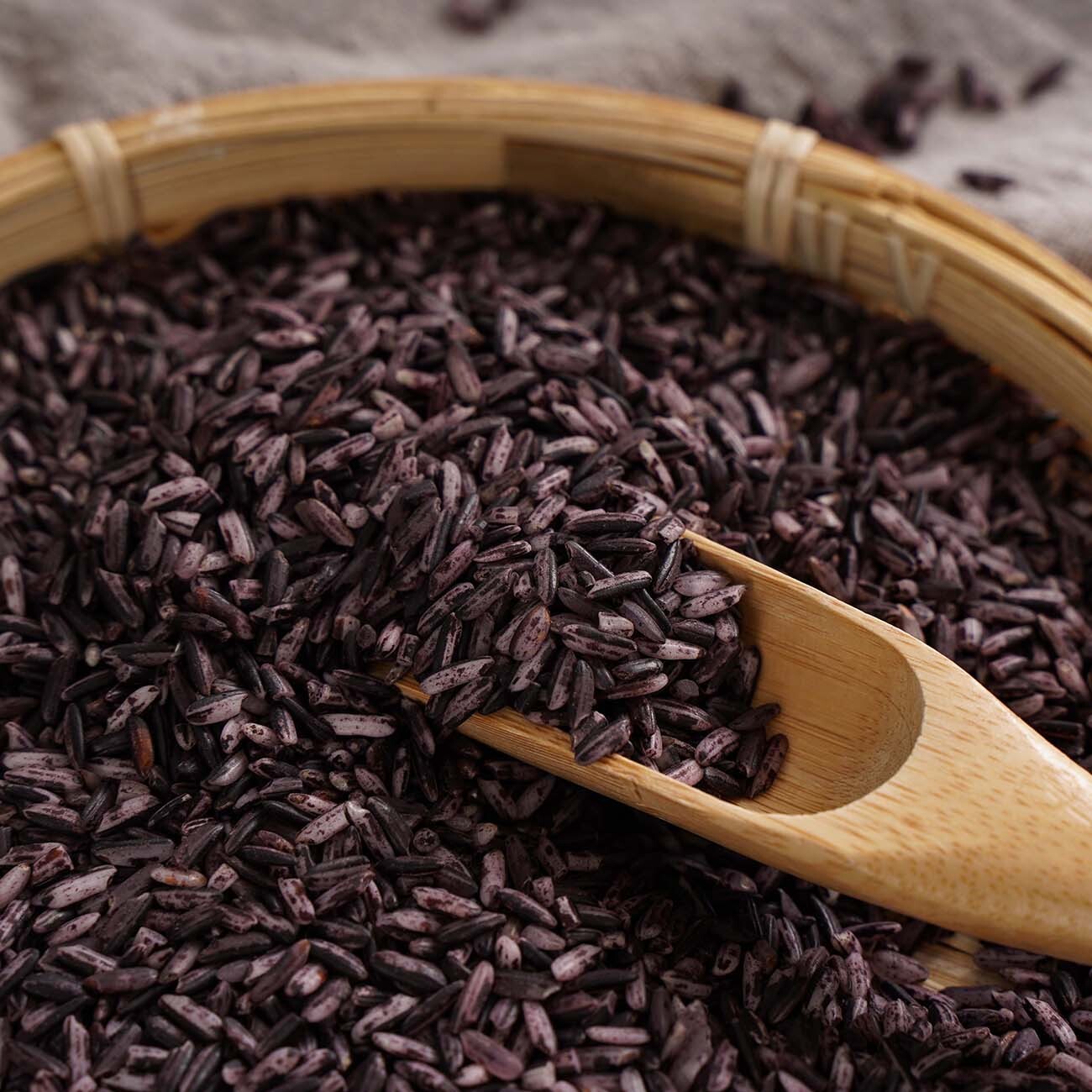 A 50-pound pack of grains of rough rice from a factory in Yunnan.