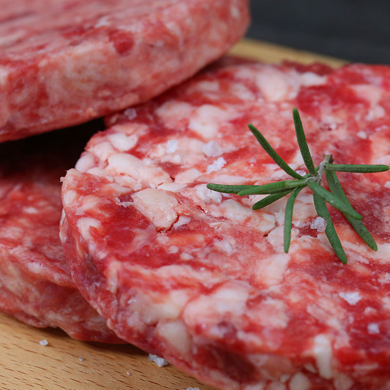 100 gram bánh mì thịt bò sống và không thêm một gói thức ăn sáng 5 gói