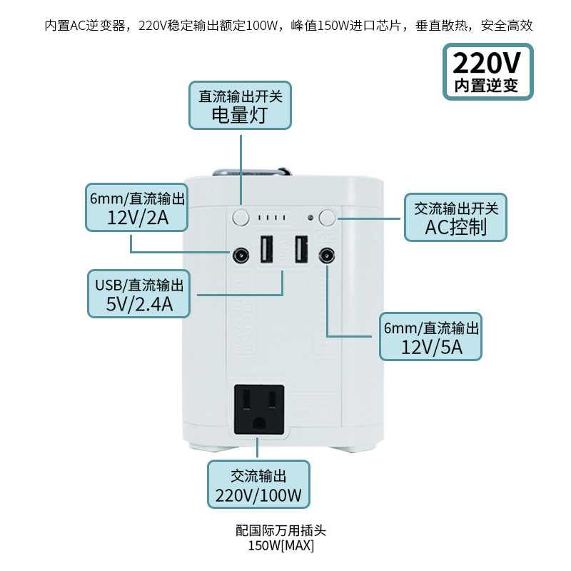 TTN汽車應急啓動大容量電源12V手機充電寶車載電瓶搭電打火神器