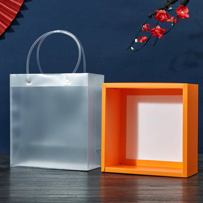 Wholesale of a gift box for the birthday of children in a plastic bag and handbag with transparency