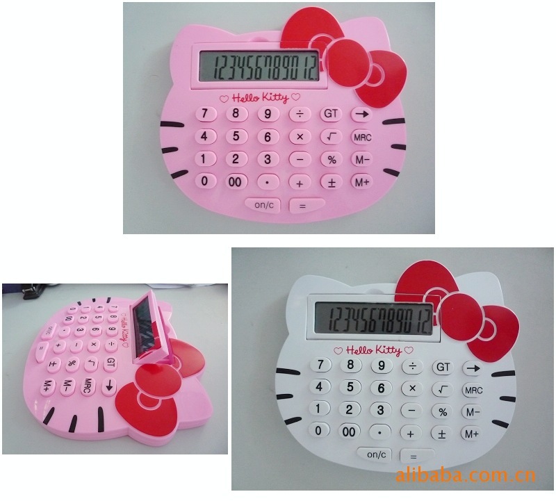 Supply calculator, cartoon calculator, large Kitty calculator, mini calculator