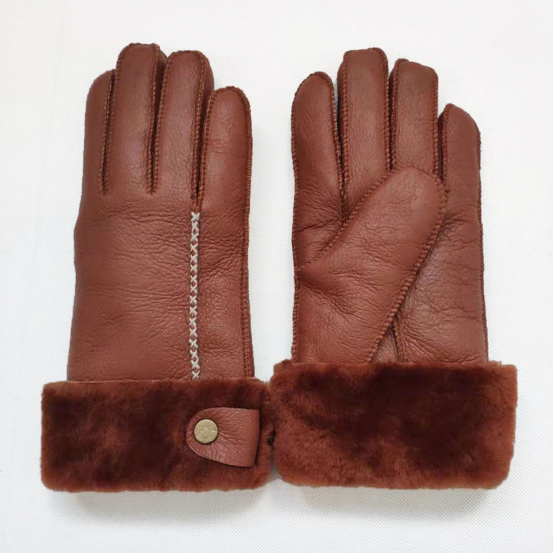 Amazon sells a leather-covered, leather-suture tweed gloves for the outdoors of autumn and winter.