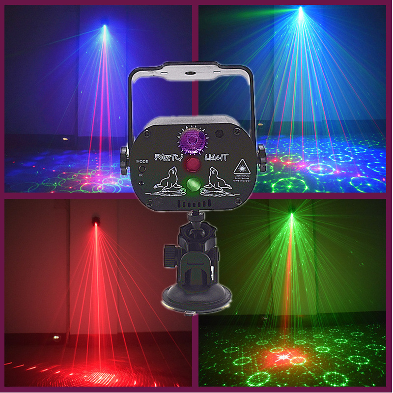 The new 60-gram mini-laser birthday party set up a star-lighting light at the KTV Bar.