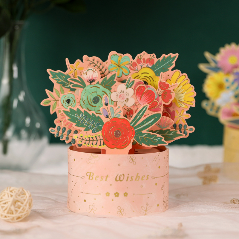 A gift of gold and card florist for a girlfriend's creative hand-to-hand gift can be used as a distribution.