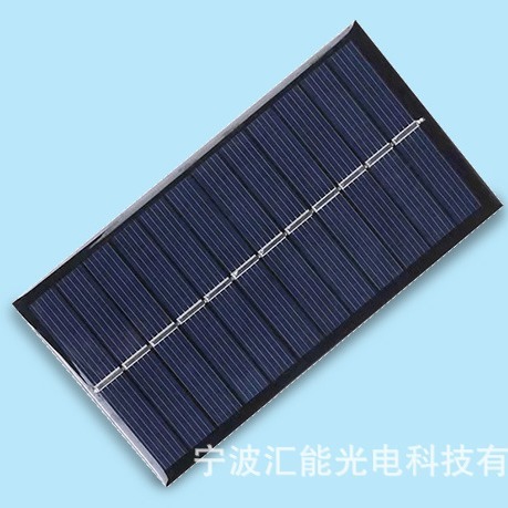 1-watt solar panel single-crystal solar panel 6v power generation multi-crystal photovoltaic system outdoor charging panels